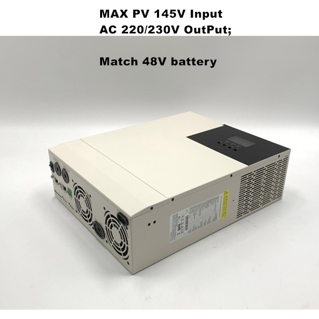 Pure Sine Wave 48V Battery Inverter 5KW PV 145V Input Parallel Solar