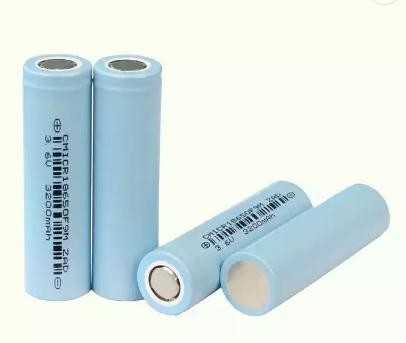 3C Discharge Rate 3.6 V Lithium Battery Cell 18650 3200mah For Ebike