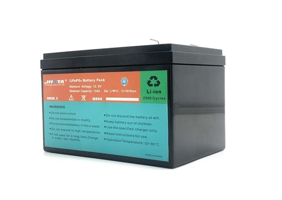 High Efficiency 12Ah LiFePO4 Battery 153.6Wh Lead Acid Battery Replacement