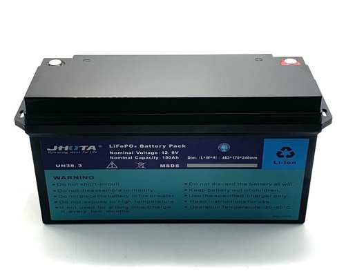 2500 Times Cycle UPS Boat Solar Storage Battery 150Ah Lithium Battery With Built In BMS