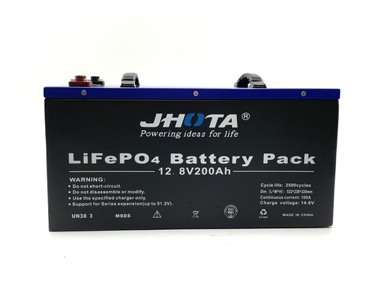 25.6V LiFePO4 Lithium Battery 2 Pieces Composed 12V 200ah Batteries For RV Marine