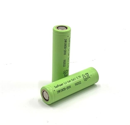 10C High Rate 3.6v 2000mAh 18650 Lithium Battery Cell Constant Current 20A
