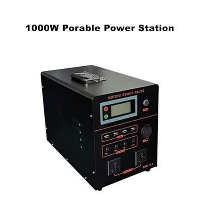 18650 Home Lithium Storage Battery 1000W Portable Power Station