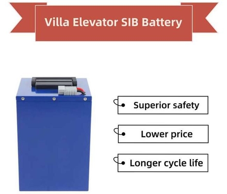 Rechargeable Sodium Ion Battery Pack Customized Service 42v 43.4v 60ah For Villa Elevator