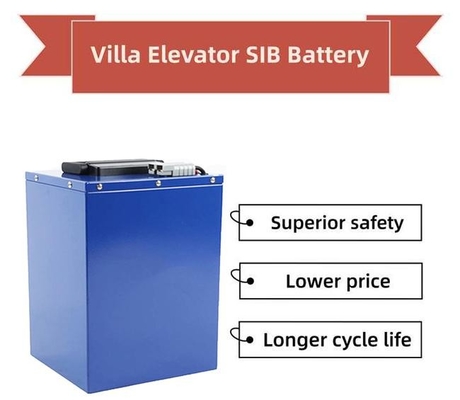 Waterproof 42v 43.4v 60ah Sodium Ion Battery SIB Pack For Villa Elevator
