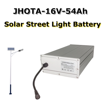 Compact and Lightweight 16V 54Ah Solar Street Light Lithium Battery